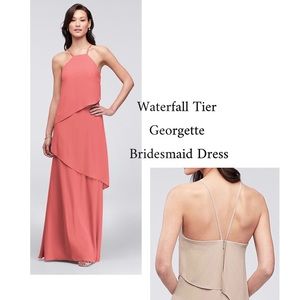 Waterfall Tier Bridesmaid Dress | David’s Bridal